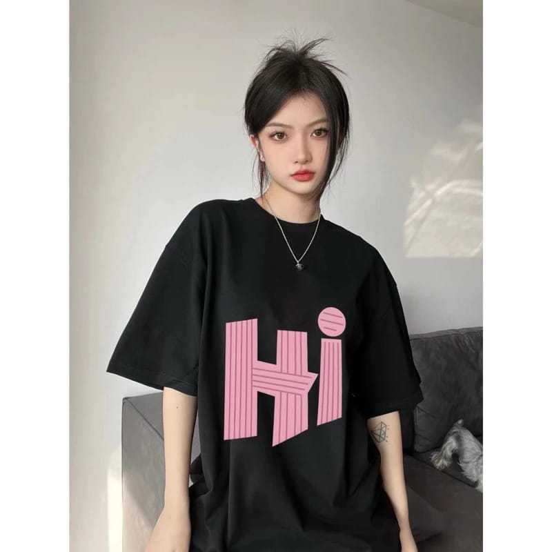 KAOS OVERSIZE WANITA HI