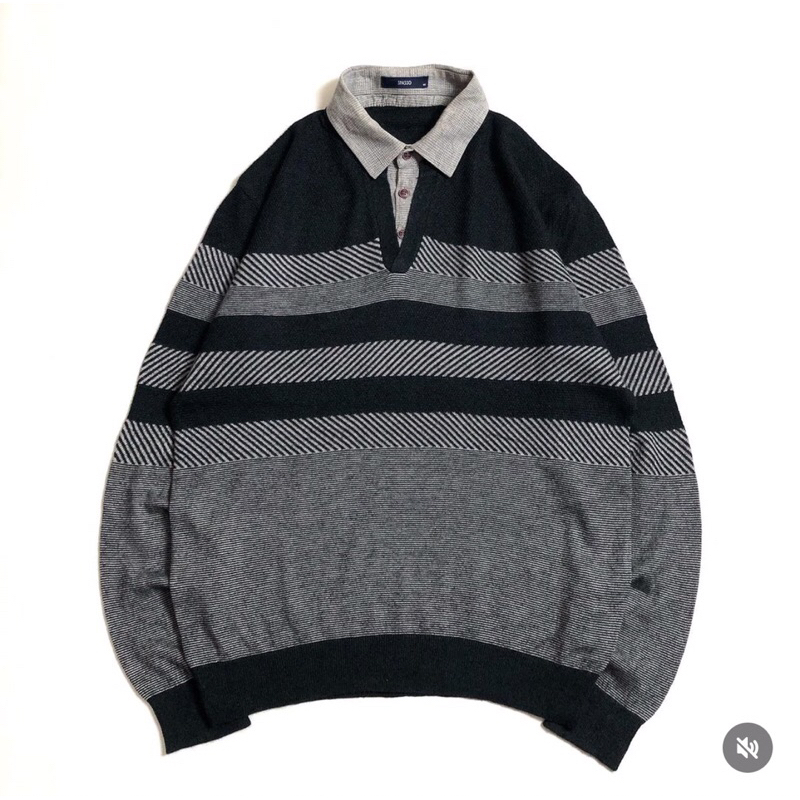 Spasso Halfbutton Sweater Knitwear Rajut