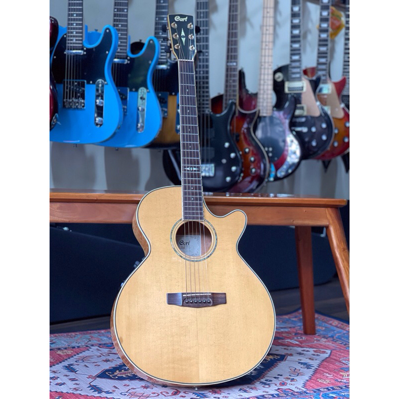 Gitar Akustik Elektrik Merk Cort SFX 10 Nat Original Second Hand Mulus Terawat dari Tangan Pertama