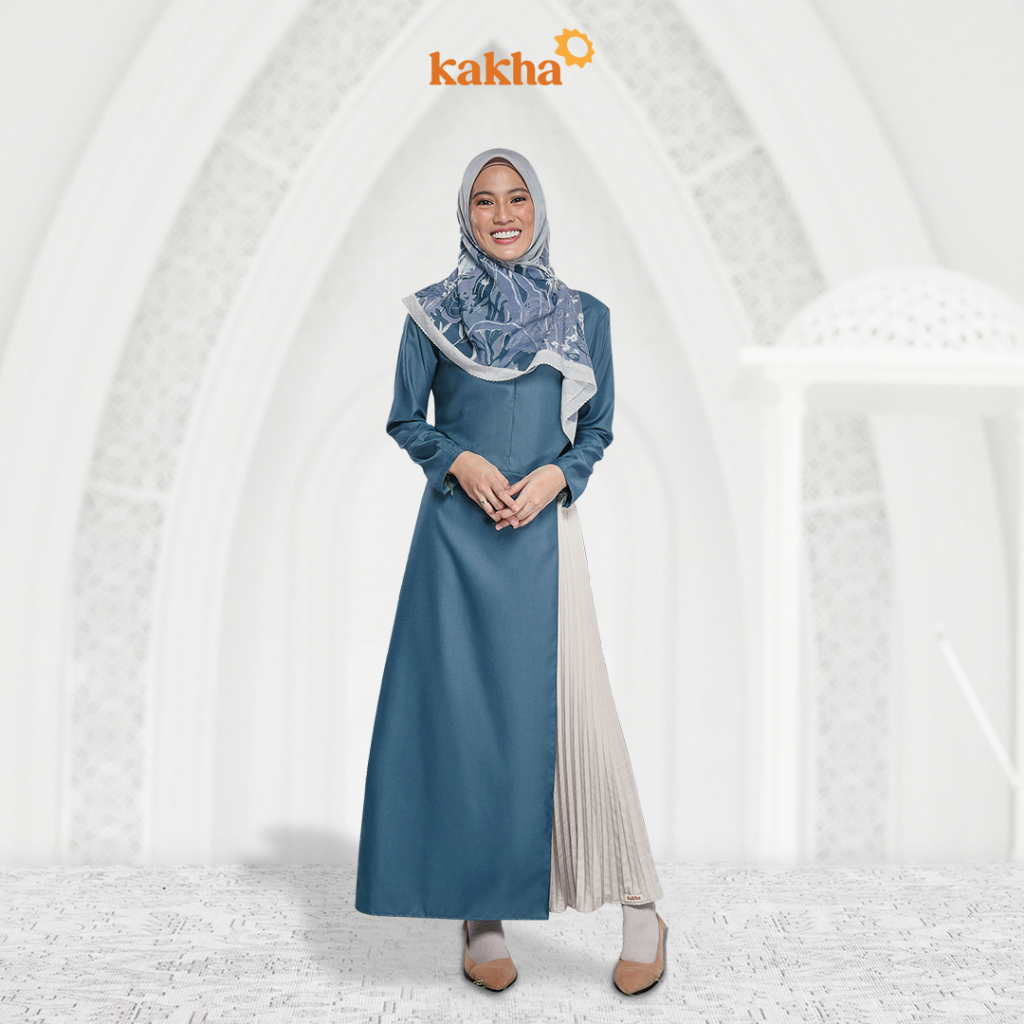 Kakha x Alyssa Soebandono - Gamis Antalya Series / Gamis Dewasa / Gamis Busui Friendly / Gamis Polos-1