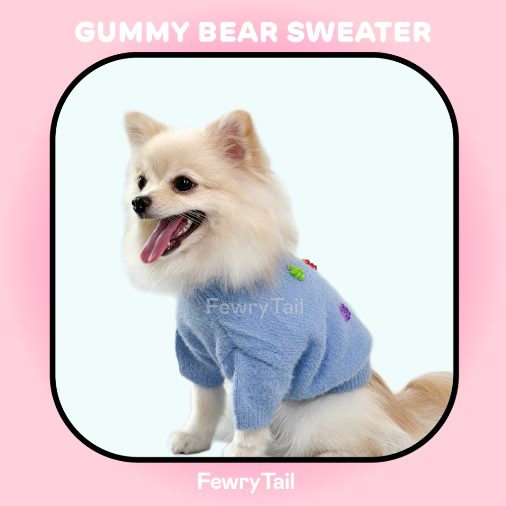 FEWRYTAIL - Gummy Bear Sweater - Baju Kucing & Anjing