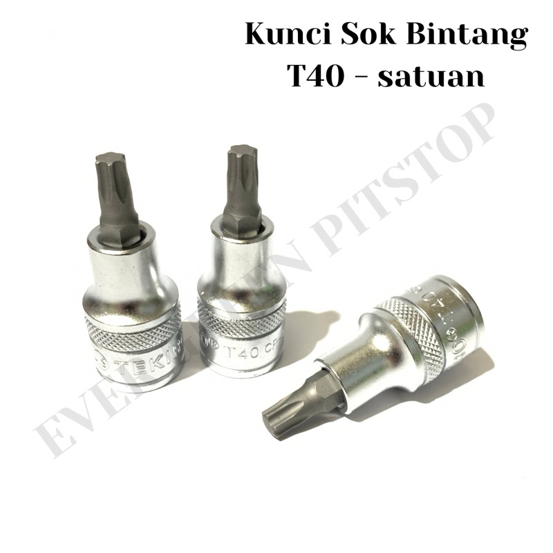 mata kunci sok bintang t40 tekiro hexbit socket t 40 hex bit soket