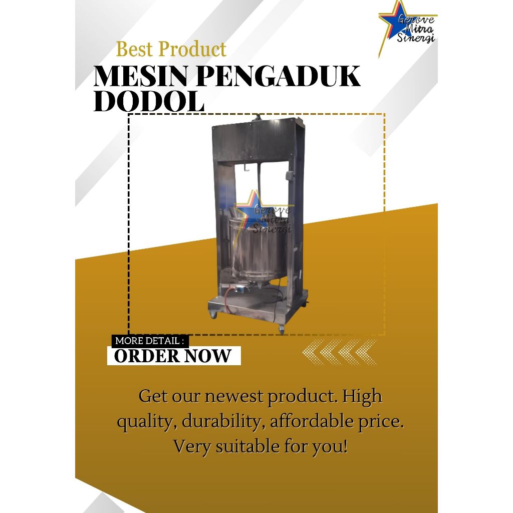 Mesin Memasak Dodol - Mesin Pengaduk Dodol