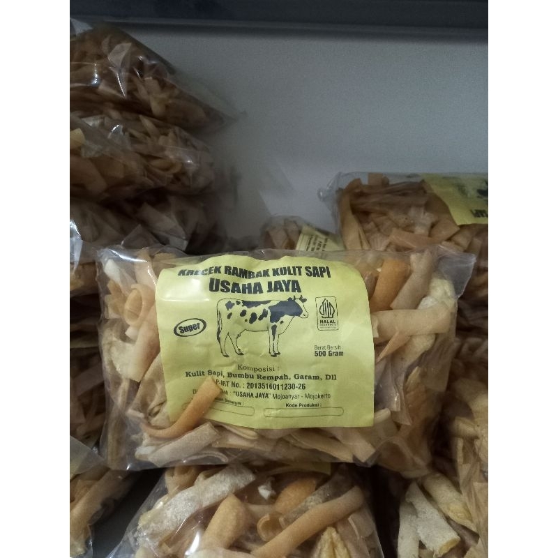 

Rambak Sapi Super 500gr / Rambak / Kerupuk Kulit Sapi