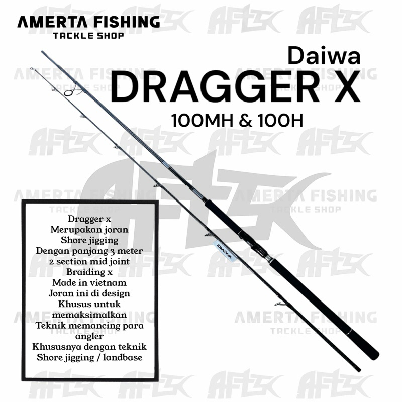 JORAN PANCING SHORE JIGGING / ROD DAIWA DRAGGER X 100MH & 100H