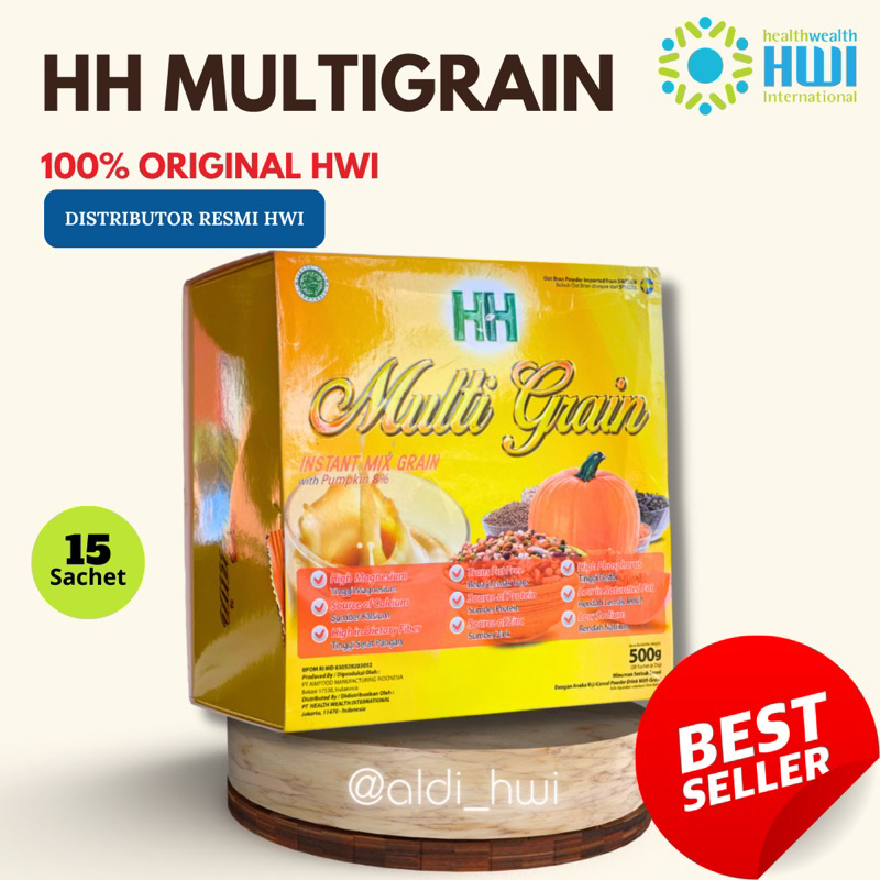 

HH Multigrain HWI Superfood untuk Kolesterol dan Gula Darah ORIGINAL 100% Makanan sehat