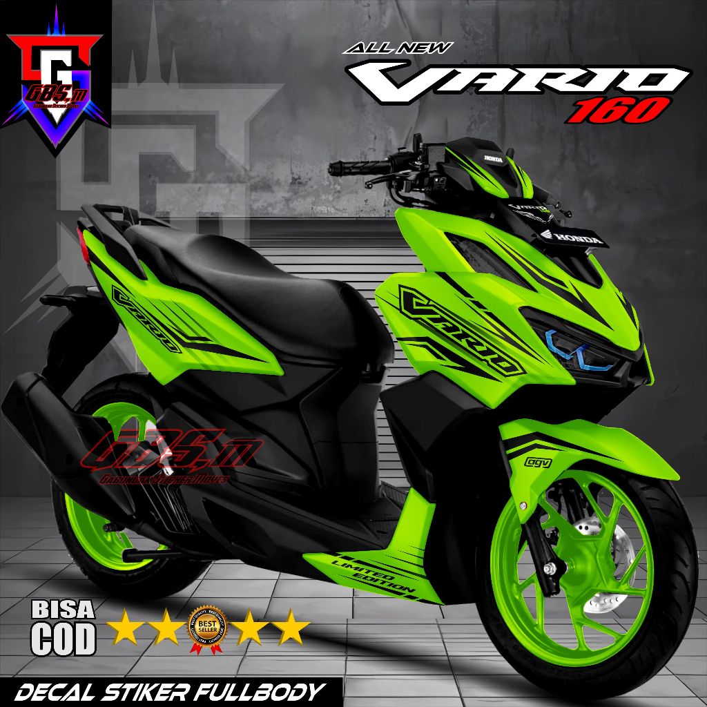 decal vario 160 abs non abs fullbody stiker strifing motor vario new 160 2022 fullbody stiker