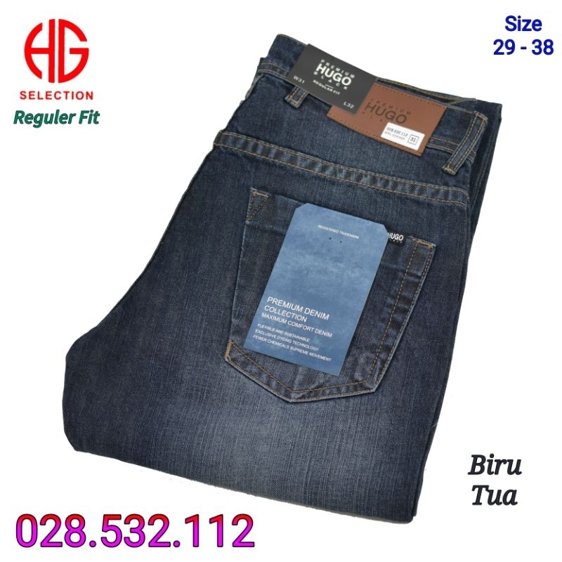 Celana Jeans Pria Hugo Selection  028.532.112 Reguler Fit