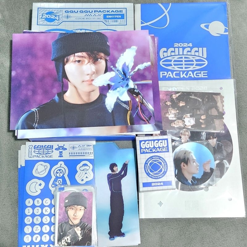 [SHARING] ENHYPEN - GGU GGU PACKAGE 2024 Photobook/ Post Photo / Work log / Circle Photocard rpc / S
