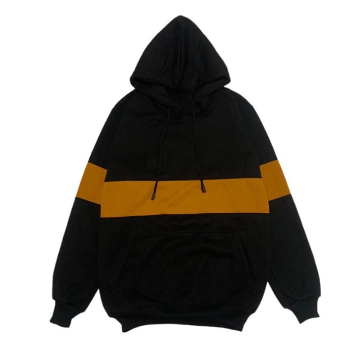 Sweater Hoodie Pria/Wanita Kombinasi Distro Original Hoodi Kombnasi Polos Gaya Casual Huudie Remaja 