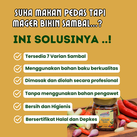 

RB Sambal Sambel Embe / Mbe Khas Bali Pedas Gurih Otentik 160 Gram