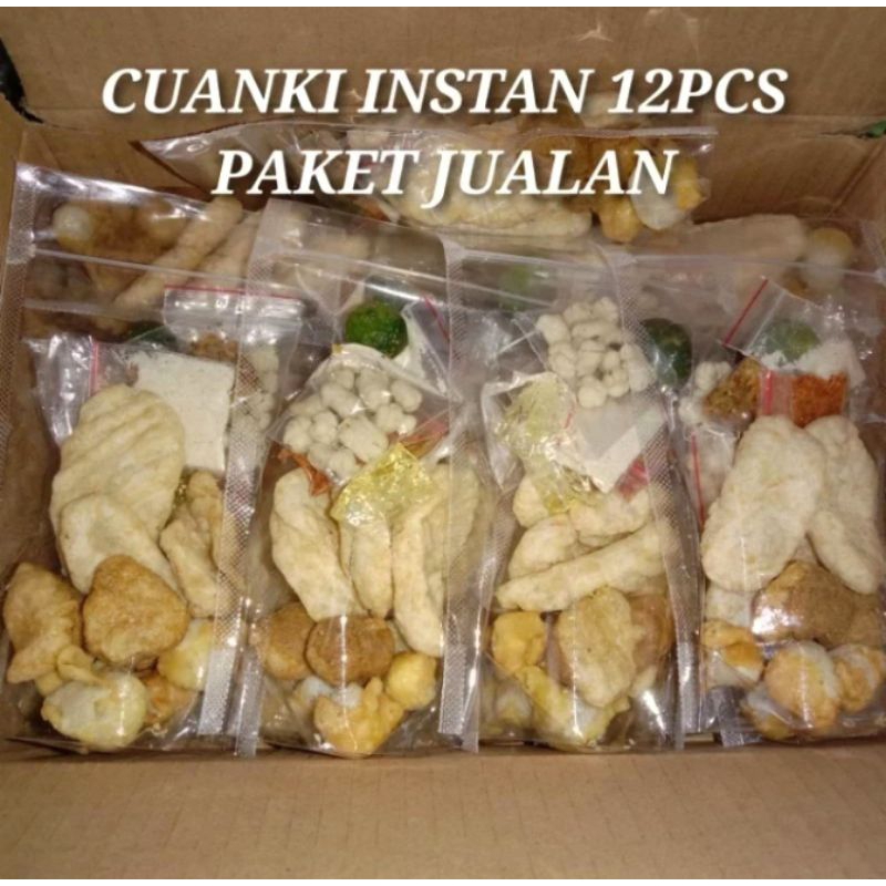 

Paket hemat 12pcs baso aci khas bandung/Boci instan/Cuanki instan