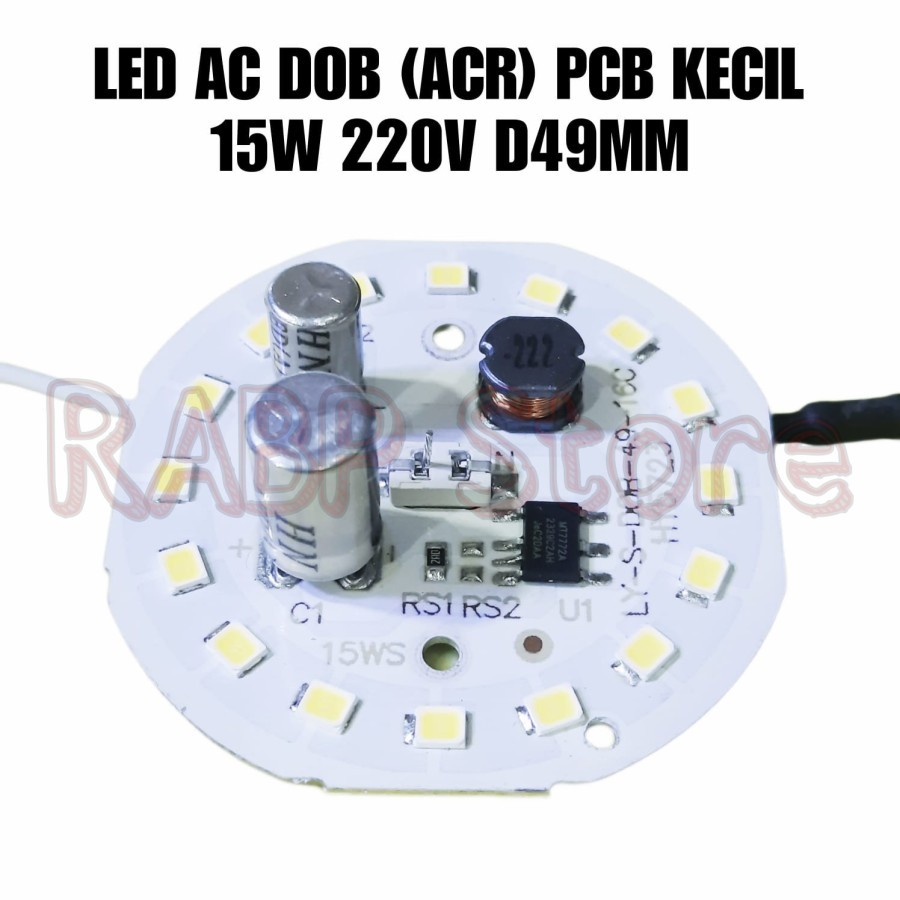 PCB LED AC ACR 15W PCB KECIL 220V DIAMETER 49MM PCB LED AC AIGIS 15W 220V DOB