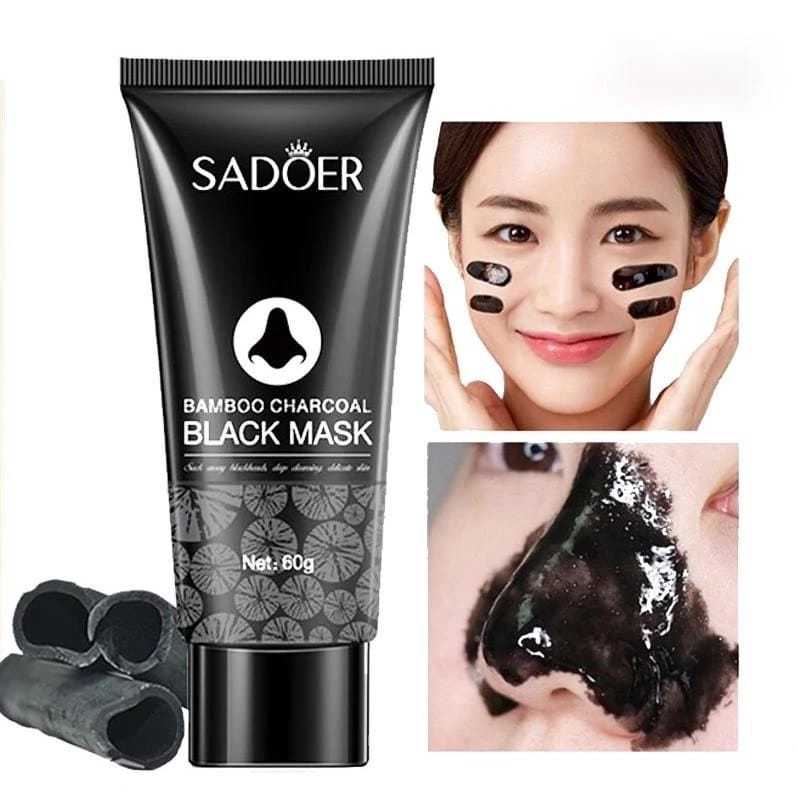 (FREE KUAS) MASKER KOMEDO PEMBERSIH WAJAH-PEMBERSIH KOMEDO MASKER HITAM-MASKER HITAM PEMBERSIH KOMED