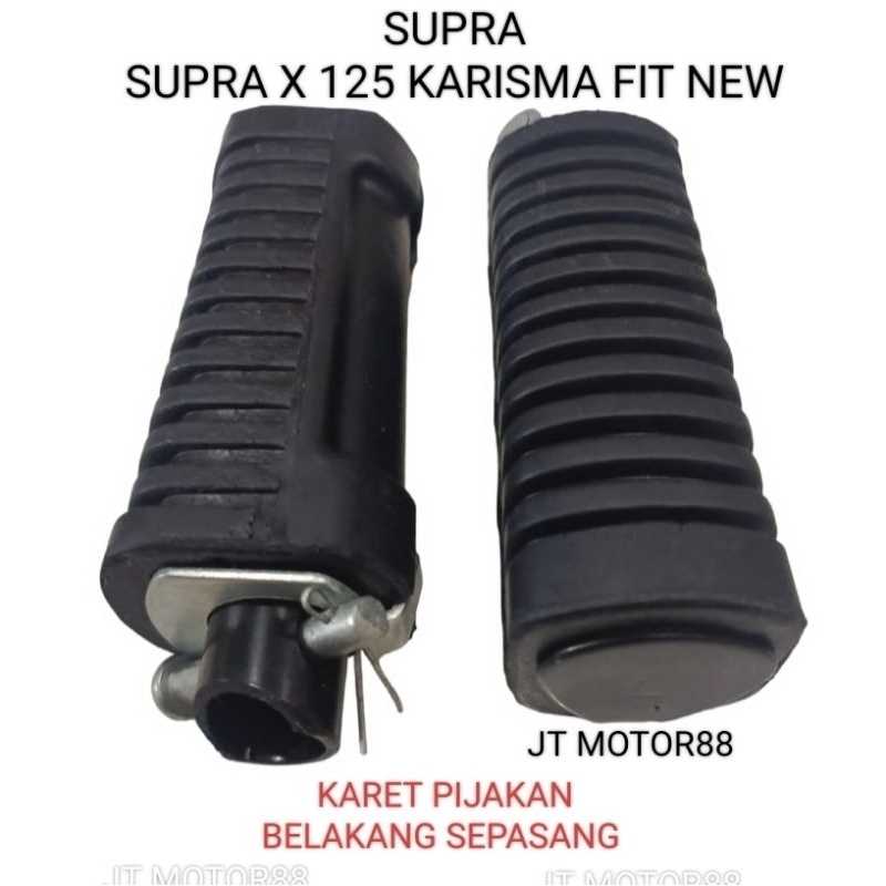KARET PIJAKAN KAKI BELAKANG SUPRA KARISMA SUPRA X 125 FIT NEW
