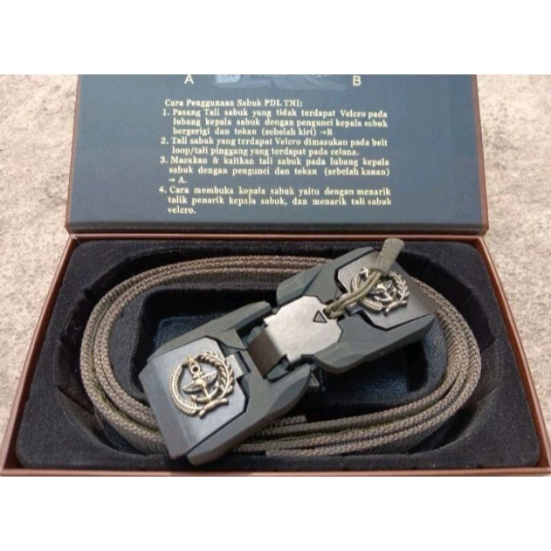 Gesper / Sabuk PDL TNI Tactical Maghnetic Original Felindo