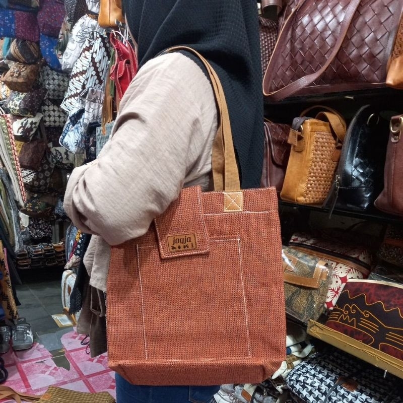 tote bag goni polos vinly lidah