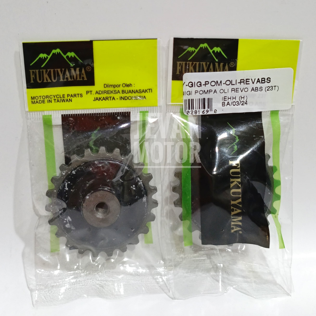 Fukuyama Gigi Pompa Oli Revo Absolute / Gear Oil Pump Revo / Gir Pompa Oli 23T