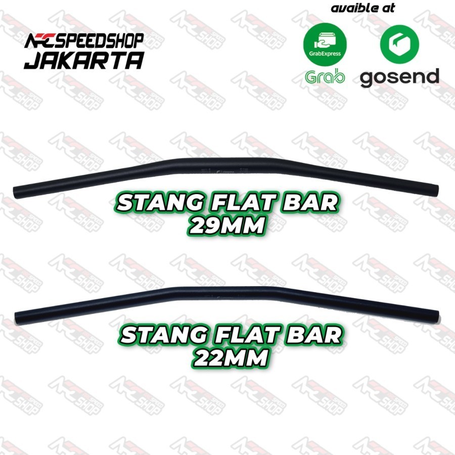 Stang Handle Bar Fatbar Rizoma Drag Lurus Raiser 29MM / 22MM XSR 155 MT25 Z250 ER6 F N Versys650 Z80