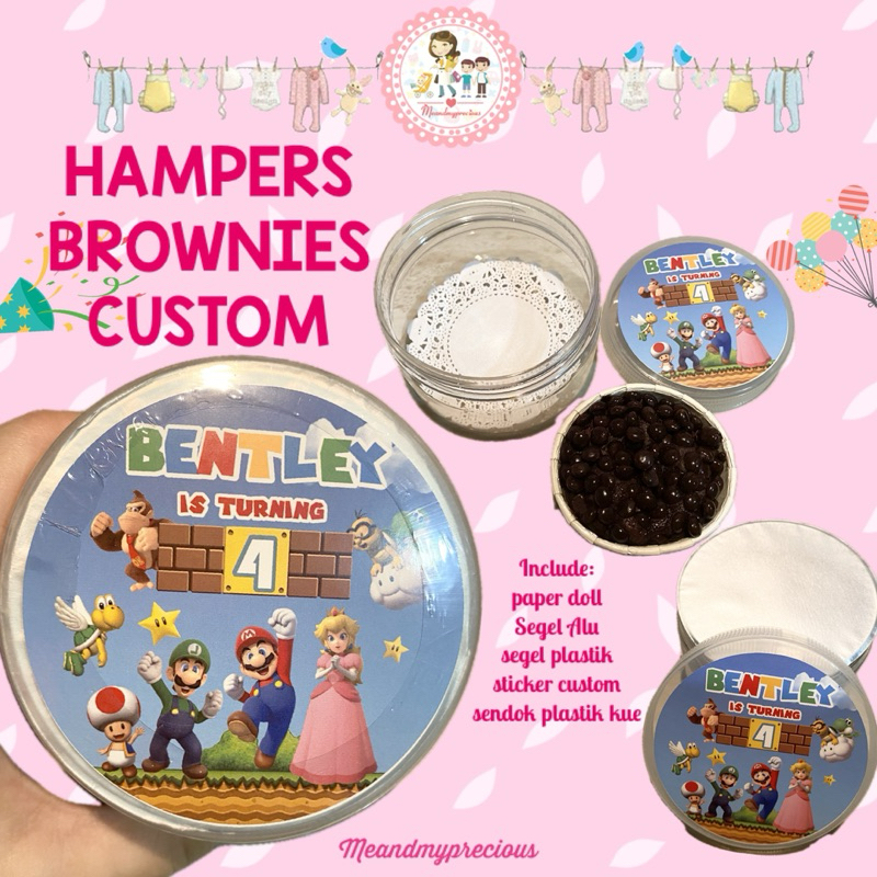 

MMP - Hampers Brownies Cup Custom Birthday / Hampers Brownies Lebaran / Hampers lebaran / Hampers Idul fitri/ Hampers One month / Hampers Events / Hampers Ulang Tahun Custom Murah / Souvenir Ulang Tahun / Hampers Brownies Murah