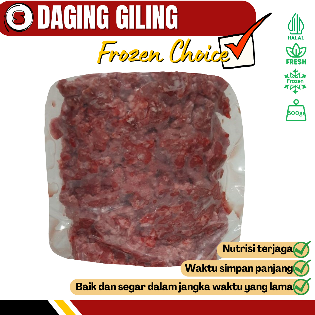 

Sapina Daging Sapi Daging Giling / Minced Beef Murah Halal