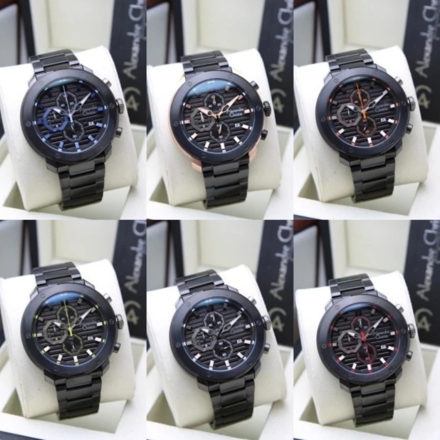 Jam Tangan Pria Alexandre Christie 6626MC Original