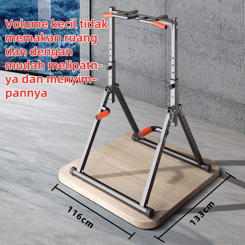 PULL UP BAR/Adjustable Height Pull Up Tower/Alat Fitness MultiFunction Power Tower Alat Olahraga