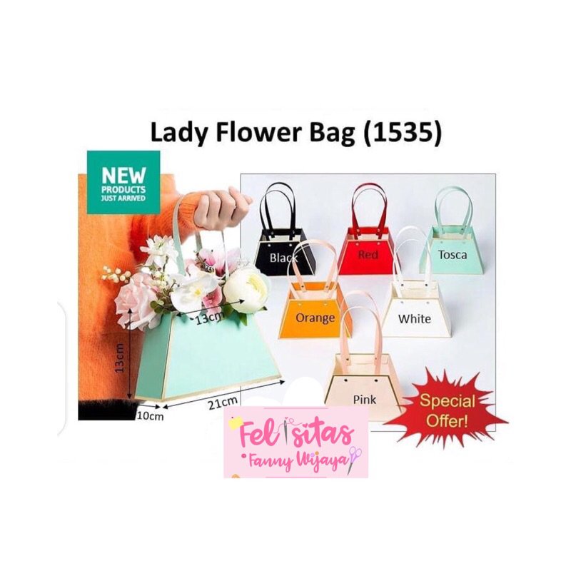 

Lady flower bag - kantong bunga 1535 - barang florist-ATB