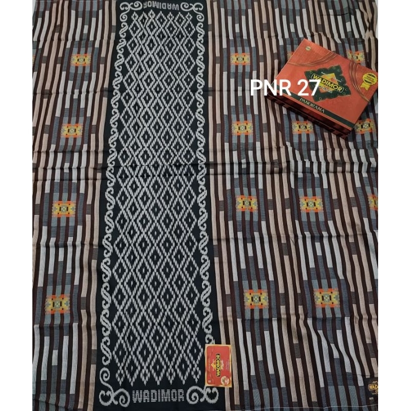 SARUNG WADIMOR PRIMER PANORAMA SONGKET MOTIF BHS EXCELLENT