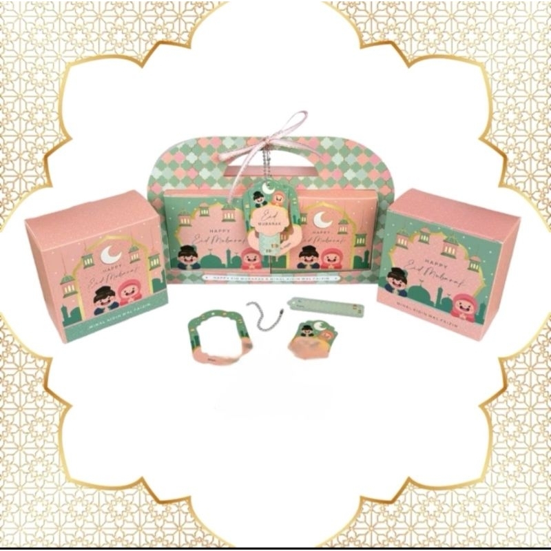 

Box kue lebaran box cake box cookies lebaran jingjing (5 set)