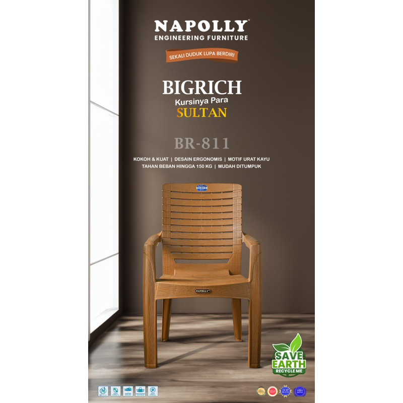 Kursi Plastik Napolly BR 811