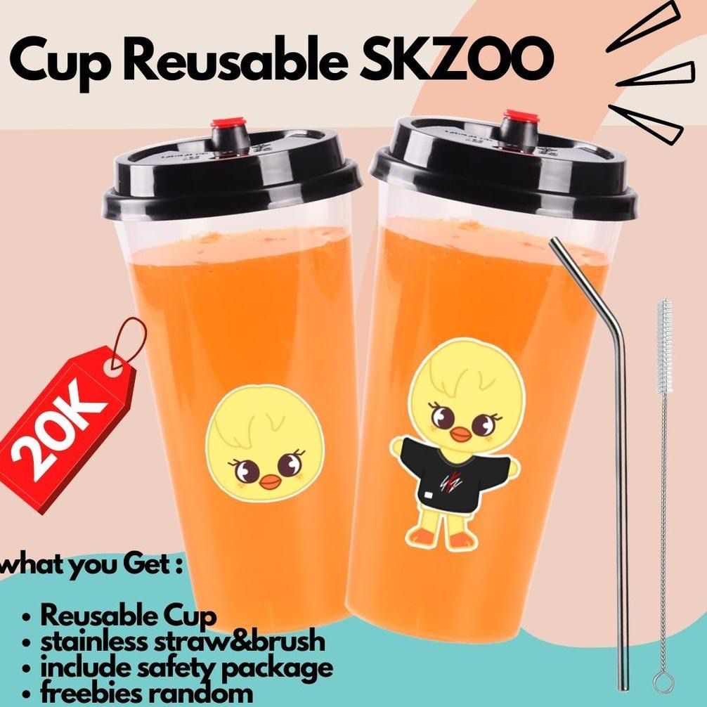 REUSABLE CUP STRAYKIDS / CUP KPOP