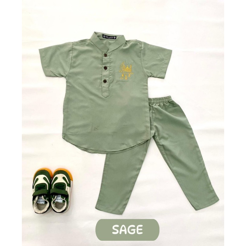 Adzikri setelan koko anak katun premium