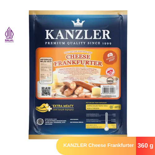 

KANZLER Cheese Frankfurter 360 gr Sosis Keju