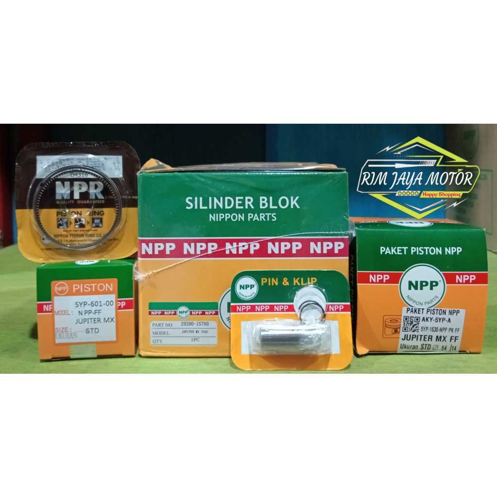 BLOK SEHER PISTON KIT JUPITER MX OLD, MX NEW ORIGINAL NPP