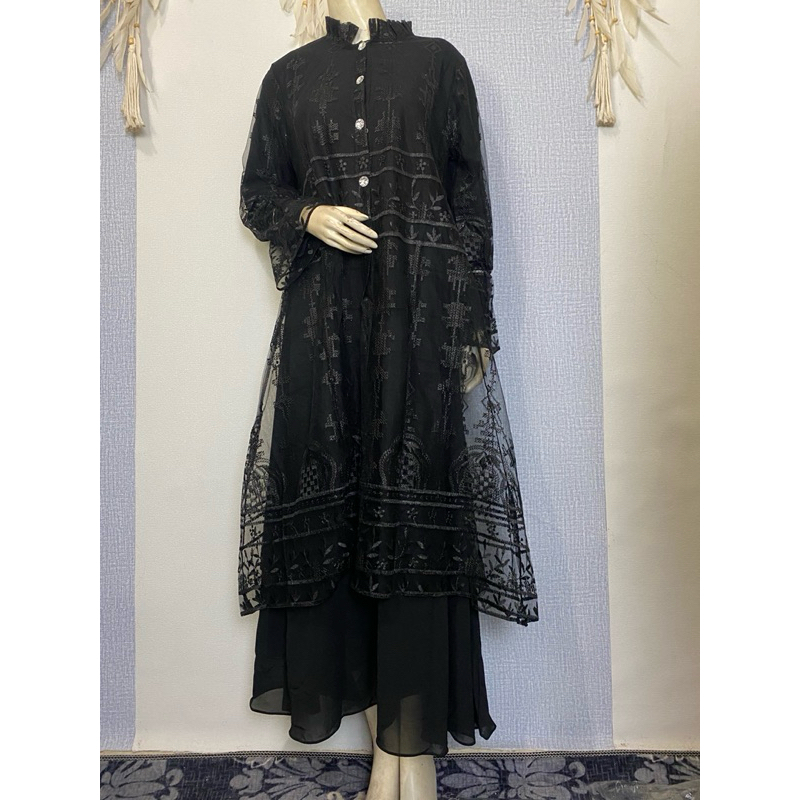 Terbaru 2024  Gamis Shana Mewah  Modis Fashion Lebaran 2024