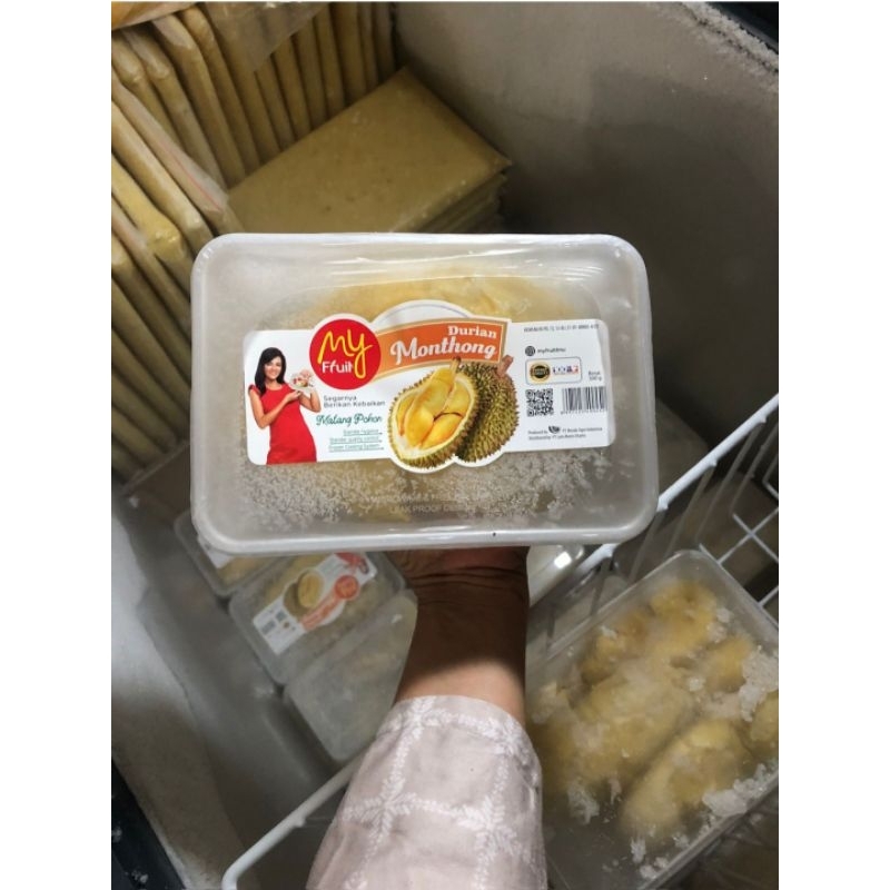 Durian kupas Monthong Palu my fruit 500gr