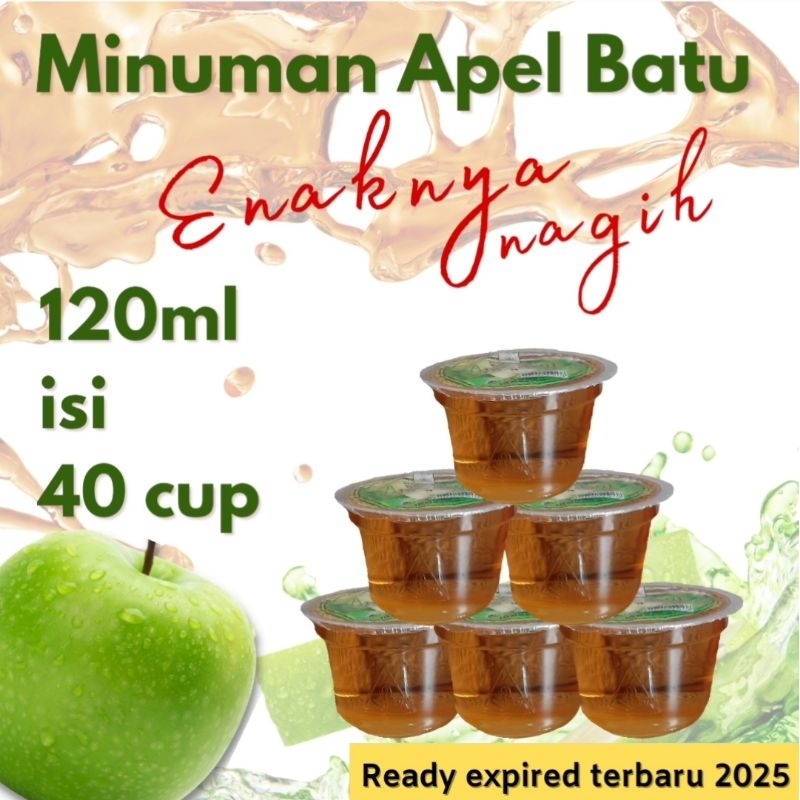 

Sari Apel 120ml isi 40 cups