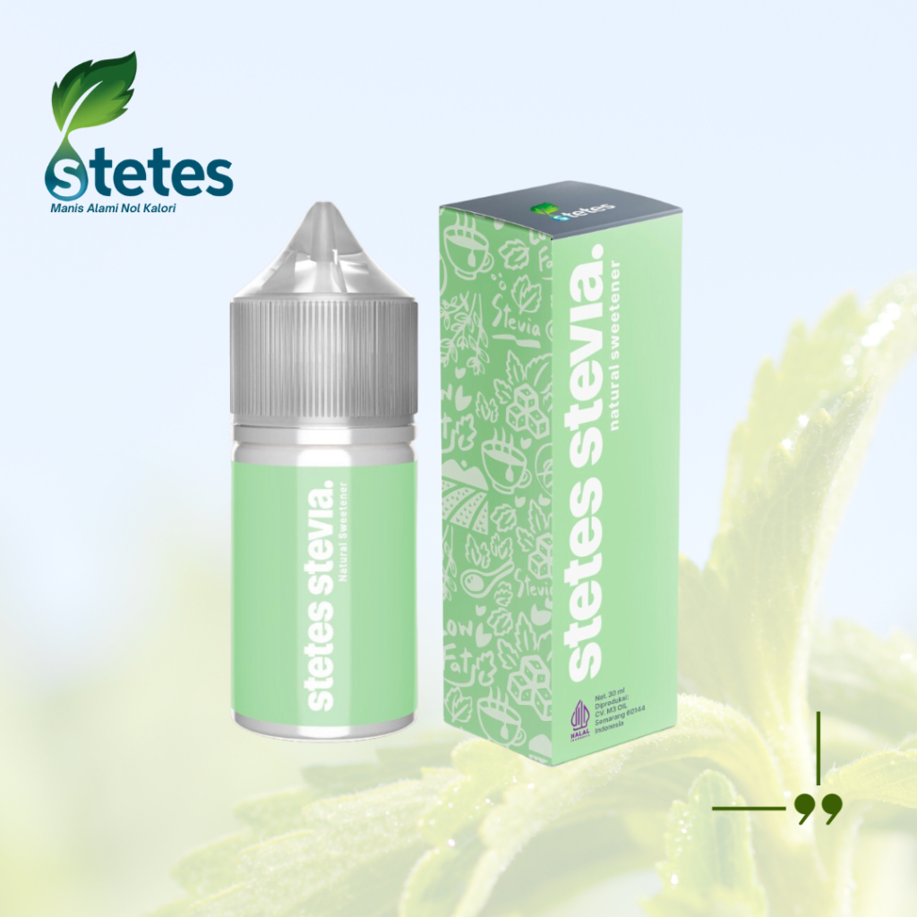 

STETES STEVIA PENGGANTI GULA 0 KALORI - 30 ML