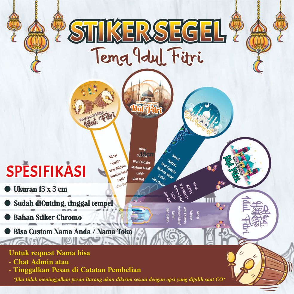 

Stiker Toples Segel / Stiker Segel Stik uk. 15x5 cm / Stiker Toples Lebaran A3+ / Stiker Lebaran Cutting / Stiker A3+ Bisa Jadi Banyak Tergantung Ukuran