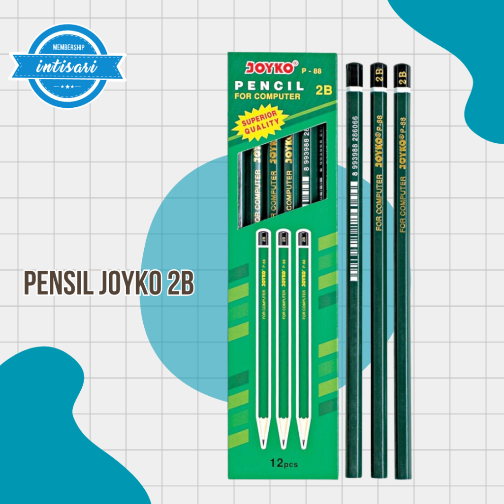 

Pensil 2B Joyko P-88 ( PACK )