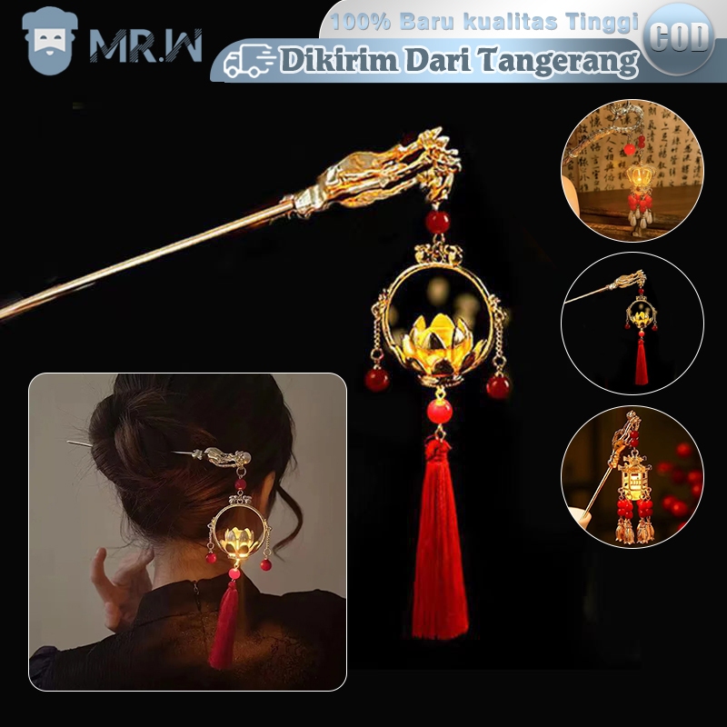 Tusuk Konde Sanggul Led Tusuk Konde Lampu Tusuk Rambut Cina Tusuk Rambut Sanggul Hairpin Chinese
