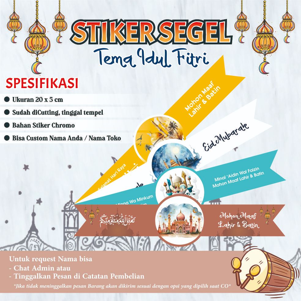 

Stiker Toples Segel / Stiker Segel Stik uk. 20x5 cm / Stiker Toples Lebaran A3+ / Stiker Lebaran Cutting / Stiker A3+ Bisa Jadi Banyak Tergantung Ukuran