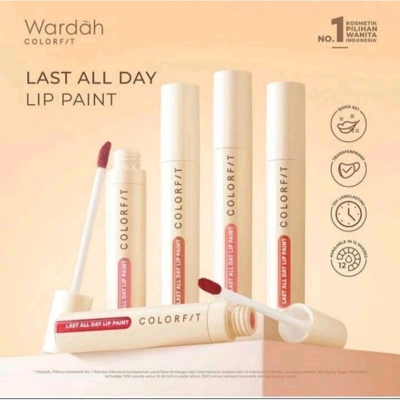 Wardah Colorfit lip paint