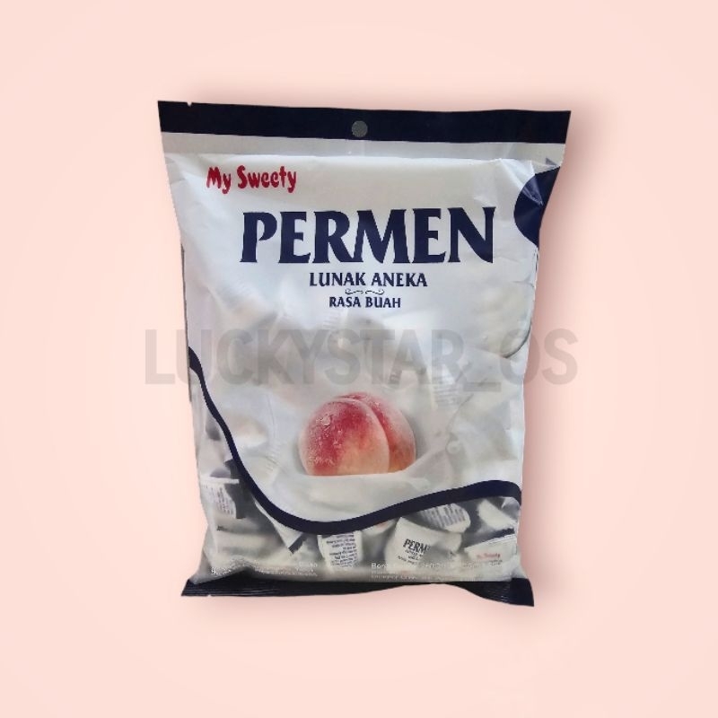 

PERMEN MY SWEETY LUNAK ANEKA RASA BUAH 250GR PEACH DAN YOUGRT 100PCS