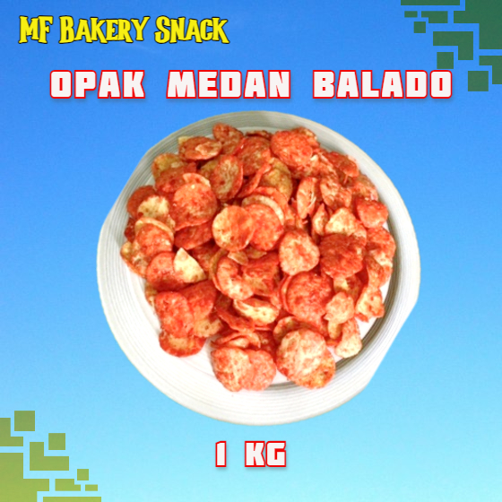 

Opak Medan Balado Pedas Manis Opak Singkong Mini 1 kg