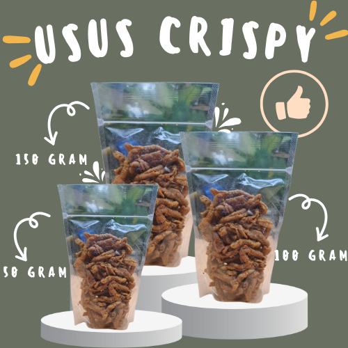 

[KEMASAN POUCH] Usus Crispy Original 150 gram Termurah Terenak
