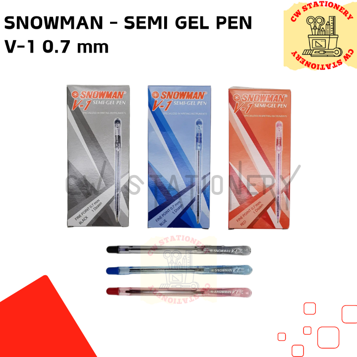 

Snowman - Ballpoint Pen / Pulpen / Bolpen V-1 Fine 0.7 mm
