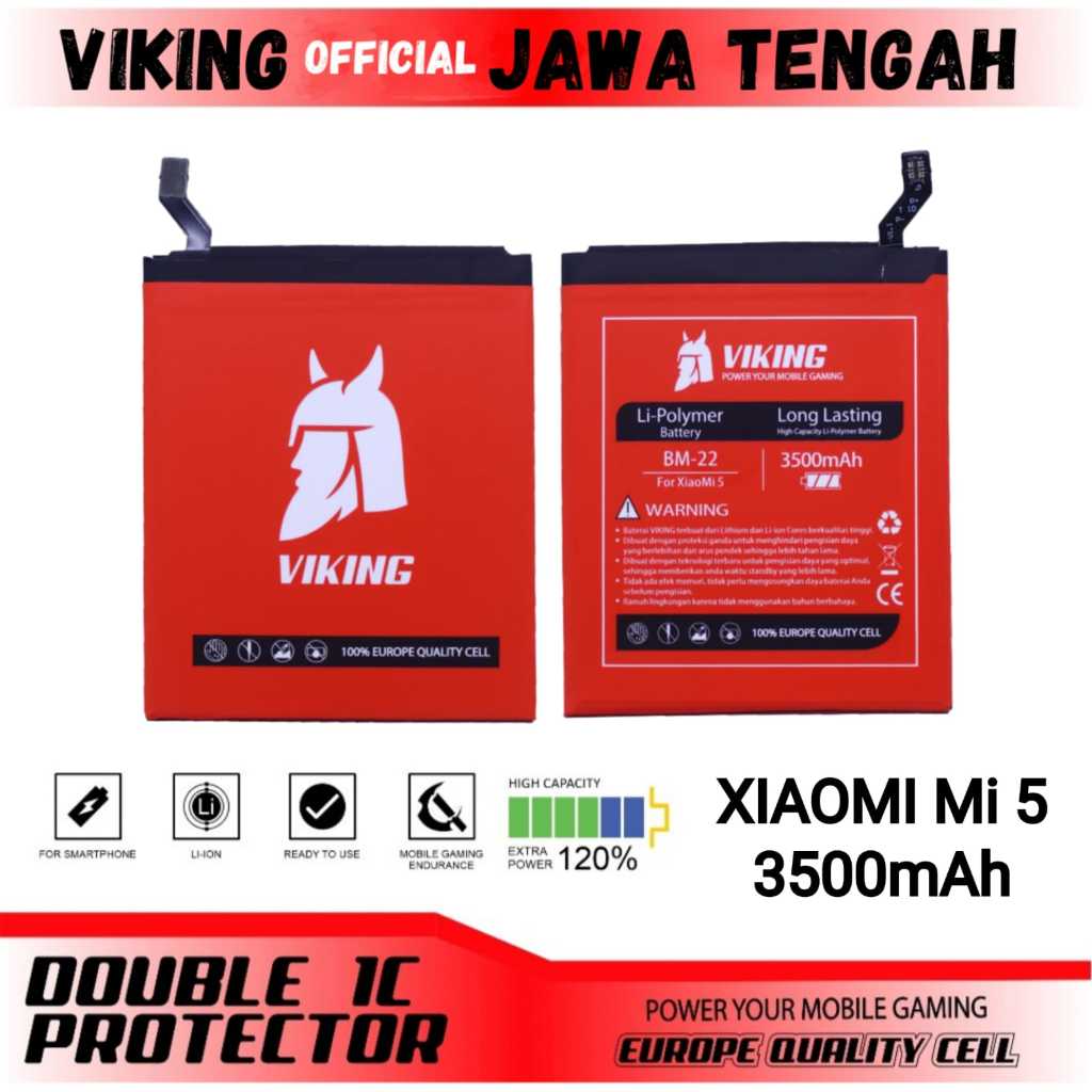 VIKING Baterai Xiaomi Mi 5 (BM22) Double Power