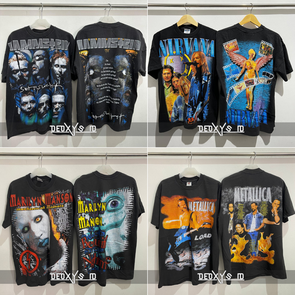 KAOS BOOTLEG BIG ART BOOTLEG TEES ROCK BAND MRVL